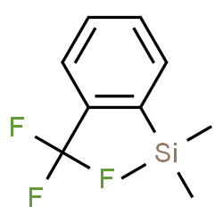 1-(Trimethylsilyl)-2-(trifluoromethyl)benzene结构式