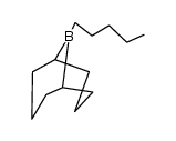 9-pentyl-9-borobicyclononane结构式