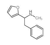 2-Furanmethanamine,N-methyl-a-(phenylmethyl)- Structure