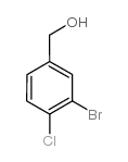 3-溴-4-氯苄醇结构式