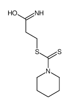 (3-amino-3-oxopropyl) piperidine-1-carbodithioate Structure