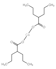 calcium dipropylacetate hydrate Structure