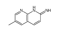 6-methyl-1,8-naphthyridin-2-amine结构式