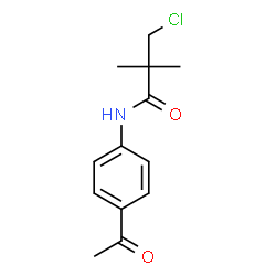 N-(4-Acetylphenyl)-3-chloro-2,2-dimethylpropanamide Structure