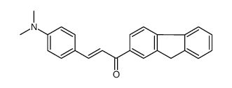 3-[4-(dimethylamino)phenyl]-1-(9H-fluoren-2-yl)prop-2-en-1-one结构式
