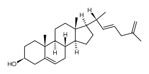 cholesta-5,22(E),25-trien-3β-ol结构式