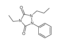 4-ethyl-1-phenyl-2-propyl-1,2,4-triazolidine-3,5-dione Structure