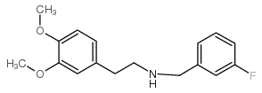 2-(3,4-dimethoxyphenyl)-N-[(3-fluorophenyl)methyl]ethanamine Structure