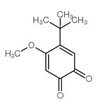 4-叔丁基-5-甲氧基-1,2-醌结构式