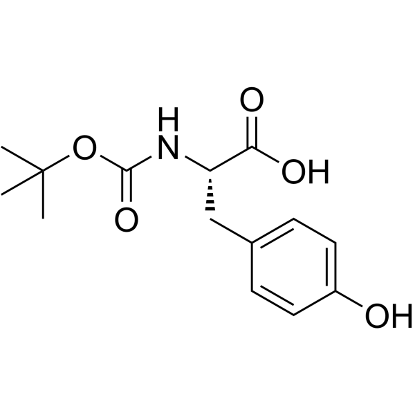 N-BOC-L-酪氨酸结构式