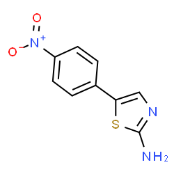 5-(4-硝基苯基)噻唑-2-胺结构式