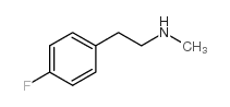 [2-(4-氟苯基)乙基]甲胺结构式