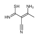 3-氨基-2-氰基-2-丁烯硫代酰胺结构式