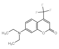 7-(二乙氨基)-4-(三氟甲基)香豆素结构式