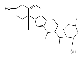 (2S,3R,5S)-2-[(1S)-1-[(3S)-3-hydroxy-10,11b-dimethyl-1,2,3,4,6,6a,6b,7,8,11a-decahydrobenzo[a]fluoren-9-yl]ethyl]-5-methylpiperidin-3-ol Structure