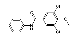 3,5-dichloro-4-methoxy-benzoic acid anilide Structure
