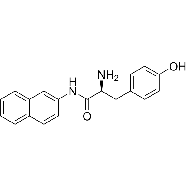 L-Tyrosine β-naphthylamide Structure