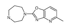 2-(1,4-diazabicyclo[3.2.2]nonan-4-yl)-5-methyl-[1,3]oxazolo[4,5-b]pyridine结构式