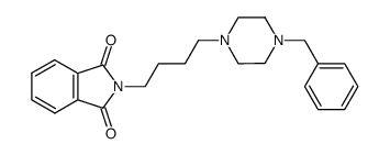 N-[4-(4-benzyl-piperazin-1-yl)-butyl]-phthalimide结构式