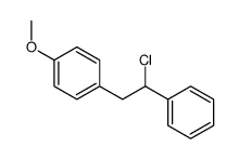 1-(2-chloro-2-phenylethyl)-4-methoxybenzene结构式