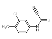 N-(3-chloro-4-methyl-phenyl)-1-cyano-methanethioamide Structure
