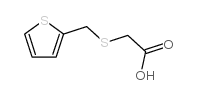 (噻吩-2-甲基)硫代]乙酸结构式