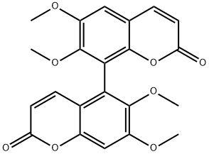 异双七叶内酯;异千金子素结构式