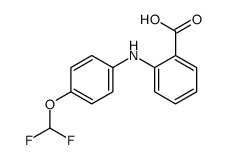 2-{[4-(二氟甲氧基)苯基]氨基}苯甲酸结构式