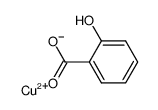 copper(II) bis(o-hydroxybenzoate)结构式