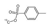 methyl para-toluenesulfonate-13C Structure
