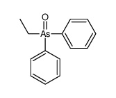 [ethyl(phenyl)arsoryl]benzene Structure