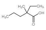 2-ETHYL-2-METHYLPENTANOIC ACID Structure