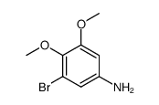 3-bromo-4,5-dimethoxyphenylamine Structure
