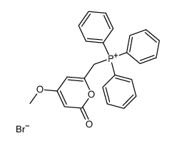 (4-Methoxy-2-oxo-2H-pyran-6-yl)methyltriphenylphosphonium Bromide结构式