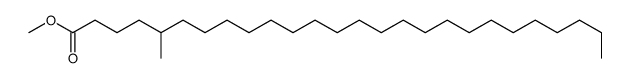 5-Methylhexacosanoic acid methyl ester结构式