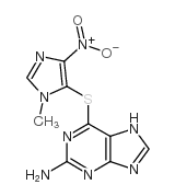 硝咪硫鸟嘌呤结构式