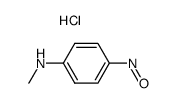 N-methyl-4-nitrosoaniline hydrochloride Structure