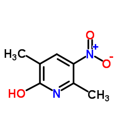 3,6-dimethyl-5-nitropyridin-2-ol Structure