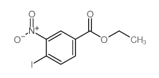4-碘-3-硝基苯甲酸乙酯结构式