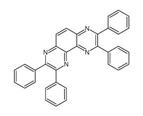 2,3,8,9-tetraphenylpyrazino[2,3-f]quinoxaline结构式