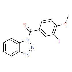 1-(3-iodo-4-methoxybenzoyl)-1H-1,2,3-benzotriazole Structure