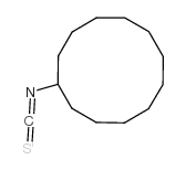 异硫氰酸环十二酯结构式