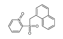 2-(naphthalen-1-ylmethylsulfonyl)-1-oxidopyridin-1-ium Structure