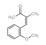 4-(2-methoxyphenyl)-3-methyl-but-3-en-2-one结构式