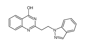 4(1H)-Quinazolinone,2-[2-(1H-indazol-1-yl)ethyl]-(9CI)结构式
