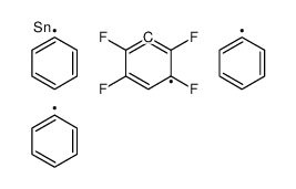 triphenyl-(2,3,5,6-tetrafluorophenyl)stannane结构式