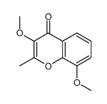 3,8-dimethoxy-2-methylchromen-4-one结构式