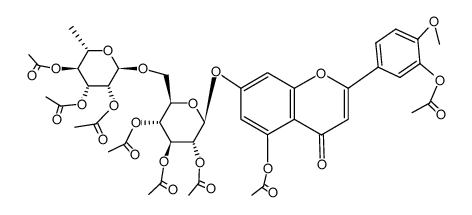 Diosmin octaacetate结构式