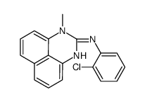 N-(2-chlorophenyl)-1-methylperimidin-2-amine结构式