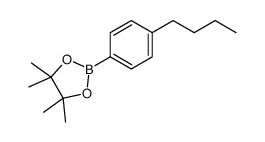 4-丁基苯硼酸频呢醇酯结构式